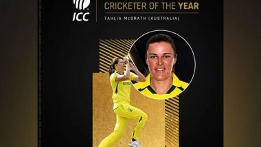Sports News | Australia's Tahlia McGrath Wins ICC Women's T20I Cricketer of 2022 Award