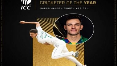 Sports News | South Africa's Marco Jansen Crowned as ICC Men's Emerging Cricketer of 2022