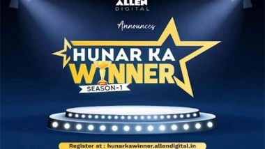 Business News | In ALLEN Digital's 'Hunar Ka Winner' Contest Students from All Over the Country Exhibiting Talent