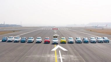 Business News | 45 Electric Vehicles Introduced at Mumbai International Airport for Sustainable Mobility