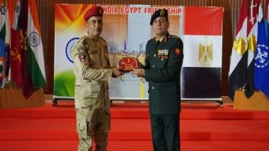 World News | Indian Army Felicitates Egyptian Armed Forces Marching Contingent Taking Part in Republic Day Parade for First Time