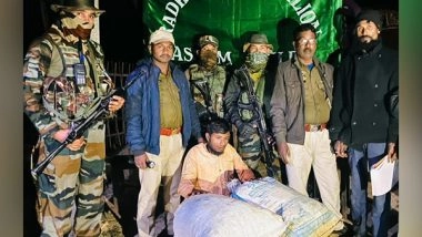 India News | Assam Rifles Recovers Marijuana Worth Rs 19 Lakh from Karimganj