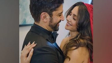 Entertainment News | Shibani Dandekar, Farhan Akhtar Share Adorable Picture to Mark Their Engagement Anniversary
