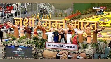 Republic Day 2023 Parade: Ministry of Home Affairs' Tableau Reflects Resolve to Make India Drug-Free (See Pic)