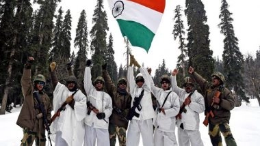 India News | JK: Indian Army Celebrates 74th Republic Day in Snow Clad Gulmarg Sector