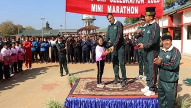India News | Meghalaya: Army Holds Mini-marathon, Weapon Display in Shillong