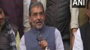 India News | Won't Leave JD-U: Upendra Kushwaha Amid Speculations of Him Joining BJP