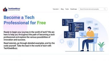 Business News | Introducing TechGeekBuzz: One-Stop Solution For Tech Geeks