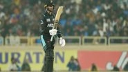 Sports News | New Zealand Pose Challenging 176/6 Against India in 1st T20I, Conway, Mitchell Play Gritty Knocks