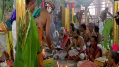 India News | TN: Palani's Murugan Temple Sees Rush of Devotees for Kumbabhishekam Ceremony