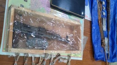 India News | Gaya Police Recovers Huge Cache of Arms and Cartridges from Naxalite Hideout