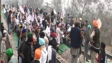 India News | Kisan Mazdoor Sangharsh Committee Holds 'rail Roko' at 15 Places in 12 Districts