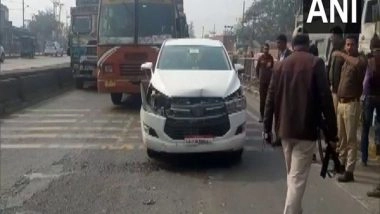 India News | Uttar Pradesh: Prisons Minister Suresh Rahi Escapes Unhurt After Car Collides with Tractor-trolley