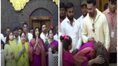 Shilpa Shetty and Raj Kundra Visit the Holy Shirdi Sai Baba Temple to Seek Blessings