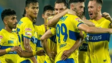 Sports News | ISL: Diamantakos Brace Helps Kerala Blasters Climb Up Third Place After 2-0 Win over NEUFC