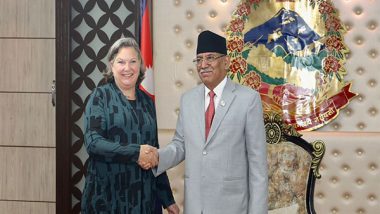 World News | Nepal PM Dahal Discusses Bilateral Matters with Visiting US Under Secy of State Nuland