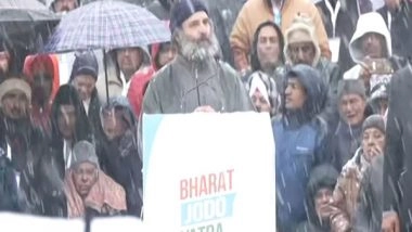 India News | J-K: No Opposition Unity as Key Parties' Leaders Skip Bharat Jodo Yatra's Concluding Event in Srinagar