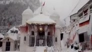 India News | Uttarakhand's Gangotri Temple Enveloped in Thick Blanket of Snow