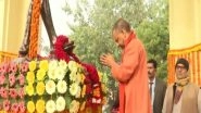 India News | Yogi Adityanath Pays Tribute to Mahatma Gandhi on His Death Anniversary