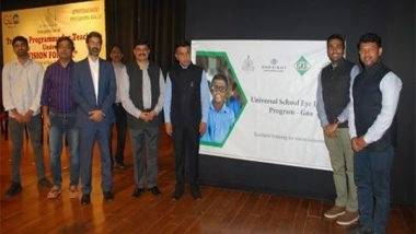 Business News | Government of Goa Launches Vision for All School Eye Health with OneSight EssilorLuxottica Foundation and Prasad Netralaya