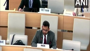 World News | 'Pakistan Human Rights Record Deteriorated Drastically': Indian Diplomat Pawan Badhe in Geneva