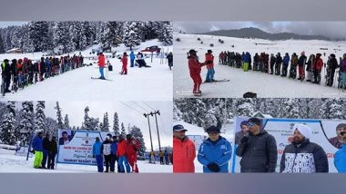 India News | J-K: Girls Getting Snow-skiiing Course for Free in White Gulmarg