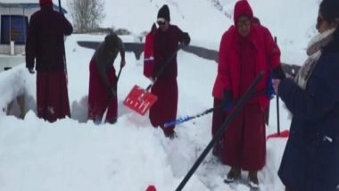 India News | Snowfall Disrupts Normal Life in Several Areas Across Himachal Pradesh