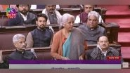 India News | Budget Session: Finance Minister Tables Economic Survey 2022-23, Rajya Sabha Adjourned for Day