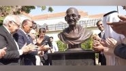 World News | UAE Minister Unveils Bust of Mahatma Gandhi in Dubai, Calls India 'close Friend'