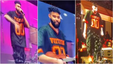 AP Dhillon Performs at Lollapalooza Music Fest in Mumbai; Fans Cheer and Sing Along As the ‘Brown Munde’ Hitmaker Performs on Stage (Watch Videos)