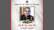 Delhi Police Pay Tribute to ASI Shambhu Dayal, Who Succumbs to Injuries After Being Attacked With Knife by Snatcher