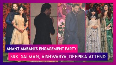 Anant Ambani’s Engagement Party: SRK, Salman Khan, Aishwarya Rai Bachchan, Deepika Padukone, Janhvi Kapoor, Sara Ali Khan, Ananya Panday & Several Others Attend