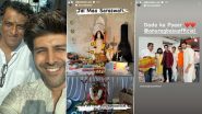 Kartik Aaryan, Rajkummar Rao, Pritam Enjoy &lsquo;Bhog&rsquo; at Anurag Basu&rsquo;s Saraswati Puja Celebration (View Pics)