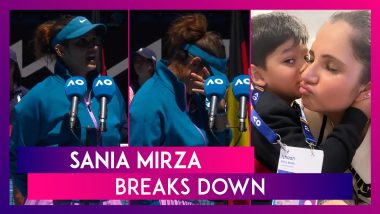 Sania Mirza Breaks Down During Farewell Speech; Says Playing Grand Slam Final In Front Of Son Izhaan Was ‘Truly Special’