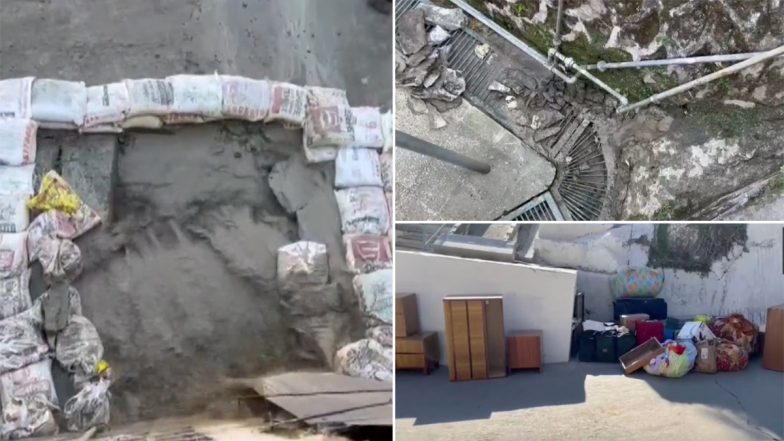 Uttarakhand: Over 550 Houses Develop Cracks in 'Sinking' Joshimath As Land Subsidence, Water Seepage From Underground Continue, Families Evacuated (Watch Video)