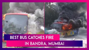 Mumbai: BEST Bus Catches Fire In Bandra; No Casualties Reported