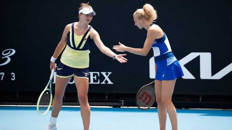 Barbora Krejcikova and Katerina Siniakova vs Shuko Aoyama and Ena Shibahara, Australian Open 2023 Free Live Streaming Online: How To Watch Live TV Telecast of Aus Open Women’s Doubles Final Tennis Match?