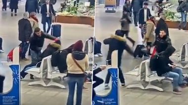 Brussels Knife Attack Video: Man Shouts ‘Allahu Akbar’, Stabs Commuter at Train Station in Gare Du Midi; Disturbing CCTV Footage Goes Viral