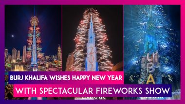 Burj Khalifa, World’s Tallest Building, Wishes Happy New Year 2023 With Spectacular Fireworks Show