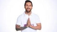 Lionel Messi Does a Namaste, Bats for &lsquo;Education For All&rsquo; Initiative As BYJU&rsquo;s Global Brand Ambassador (View Instagram Post)