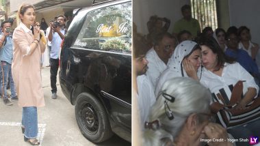 Rashami Desai, Farah Khan Spotted at Rakhi Sawant’s Mother’s Last Rites (View Pics & Videos)