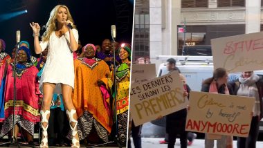 Celine Dion Fans Protest Outside Rolling Stone Office For Her Exclusion From the Publication's 'Greatest Singers' List (Watch Video)