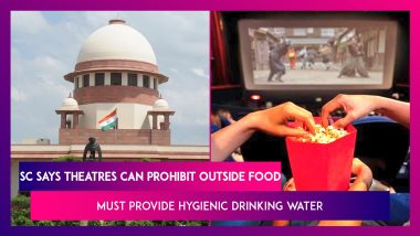 Cinema Halls Can Prohibit Outside Food But Must Provide Hygienic Drinking Water, Rules Supreme Court