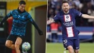 PSG 5-4 Riyadh All-Stars XI: Cristiano Ronaldo's Brace Goes in Vain As Lionel Messi, Kylian Mbappe and Sergio Ramos Star to Seal Victory for 10-Man PSG in Nine-Goal Thriller (Watch Goal Video Highlights)