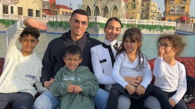 Cristiano Ronaldo Enjoys ‘Quality Time’ With Family in Amusement Park Which Was Reportedly Closed for Two Hours During Their Visit (See Pic)