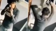 Dancing Thief Caught on Camera! MP Man Chews Gutkha and Performs a Victory Dance; CCTV Footage Goes Viral