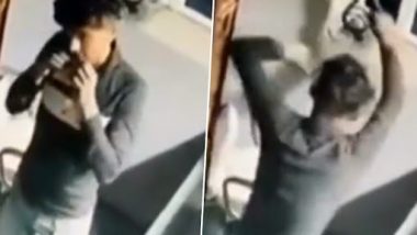 Dancing Thief Caught on Camera! MP Man Chews Gutkha and Performs a Victory Dance; CCTV Footage Goes Viral