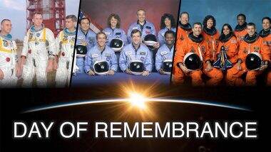 NASA Day of Remembrance 2023: Space Agency Honours Fallen Heroes Including Crew of Apollo 1 (Watch Video)