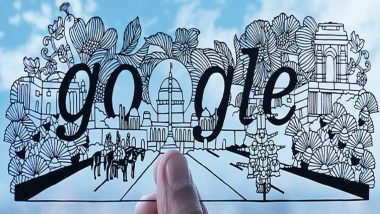 India Republic Day 2023 Google Doodle: Search Engine Giant's Artwork, Illustrated by Gujarat-Based Artist Parth Kothekar, Shows Key Elements of R-Day Parade (See Pic)