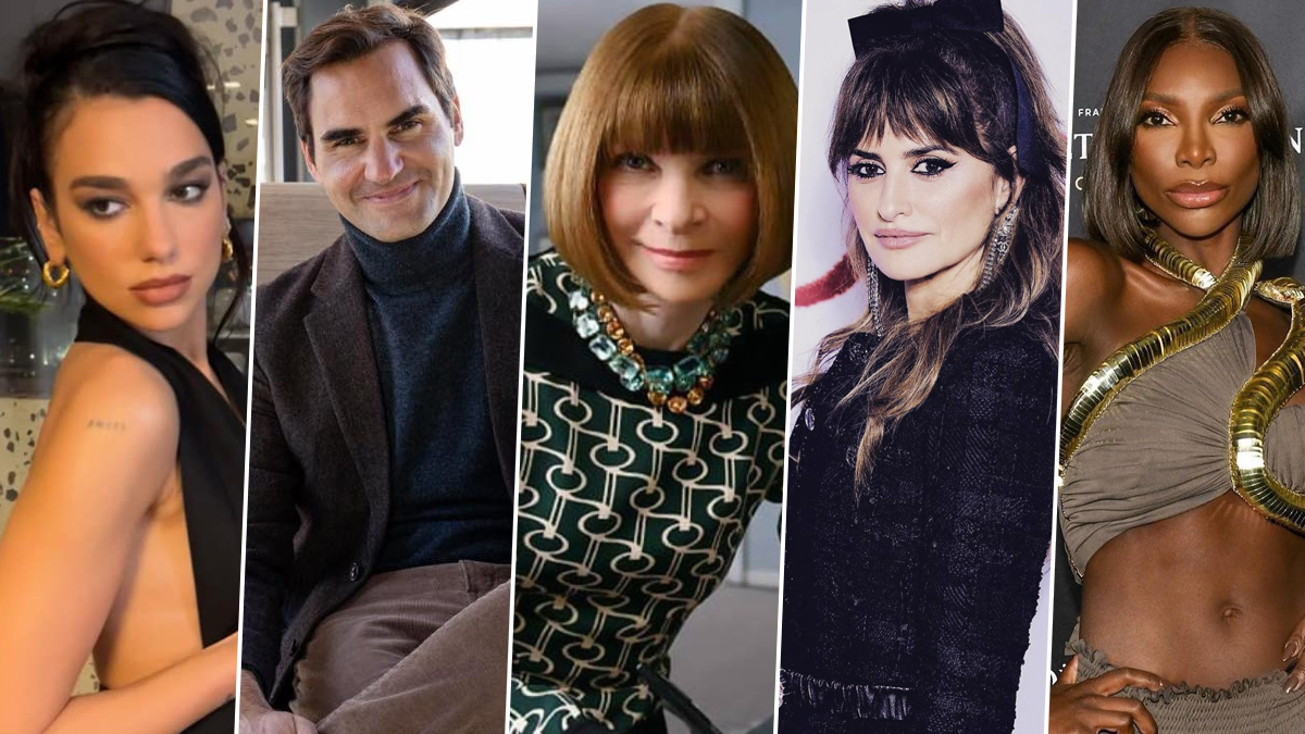 Agency News | Dua Lipa, Roger Federer, Anna Wintour, Penelope Cruz